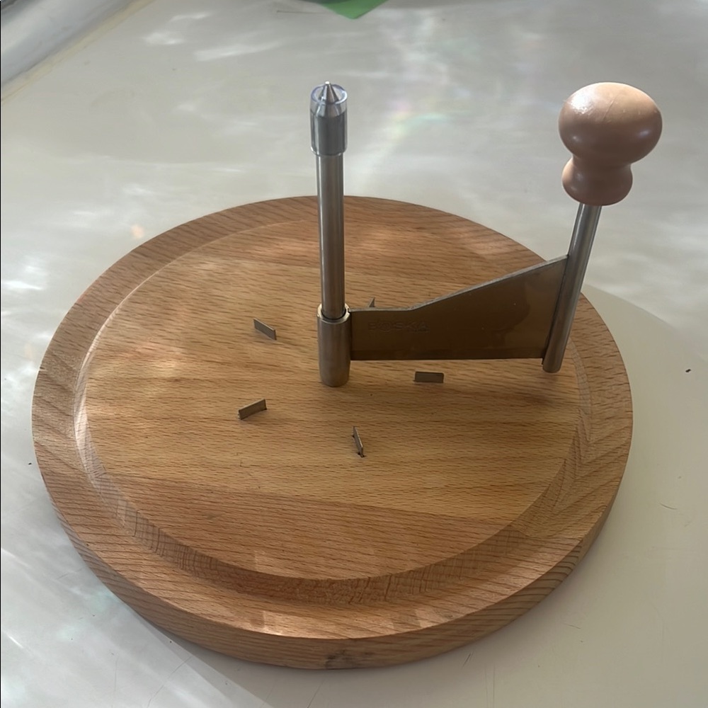 Boska Wooden Cheese Board with Slicer